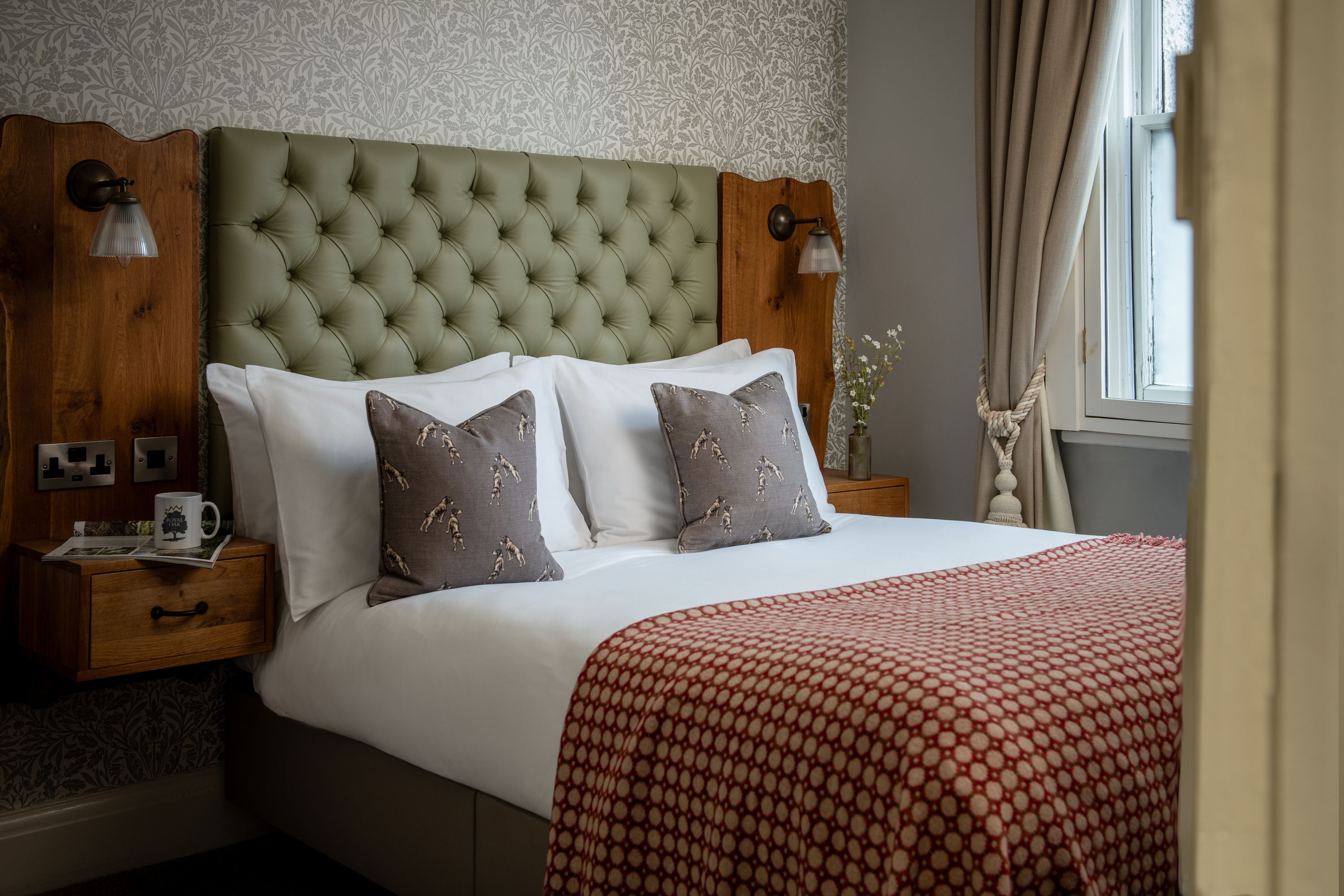 boutique bedroom in keswick at the royal oak