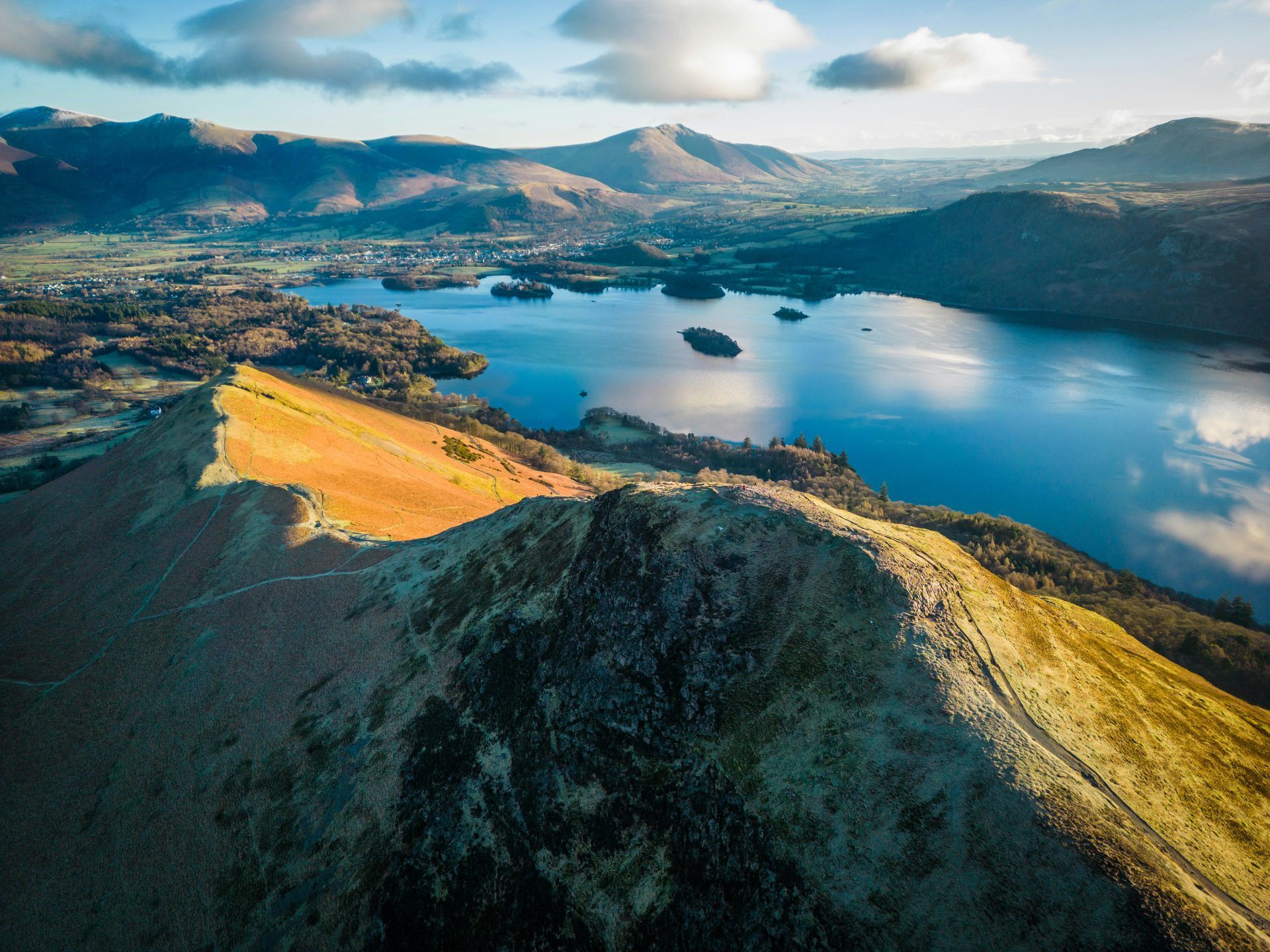 the summit of cat bells