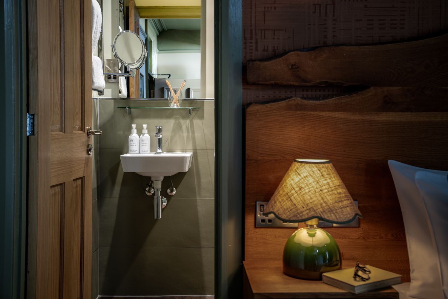 ensuite bathroom at the royal oak