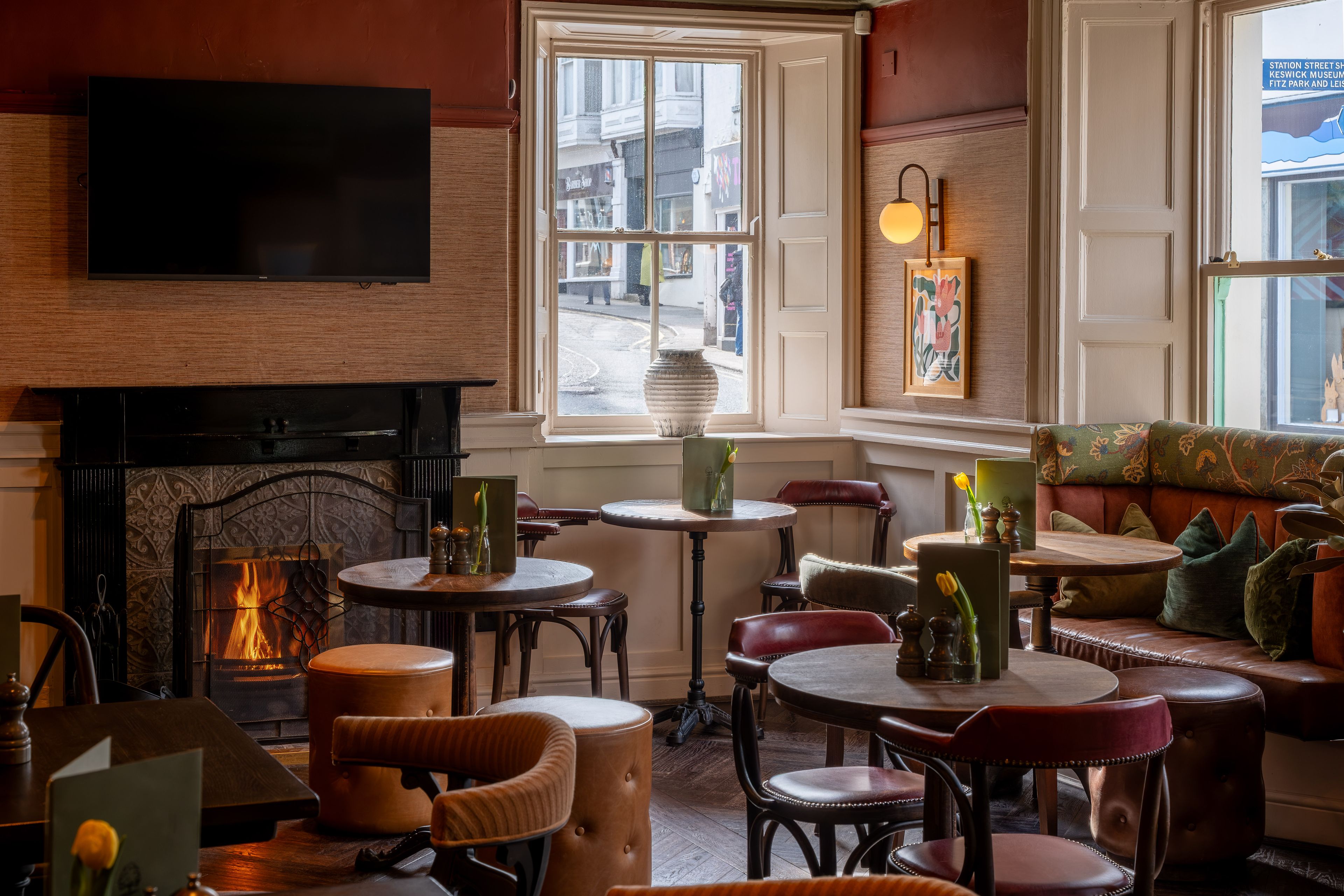 seating area at the royal oak
