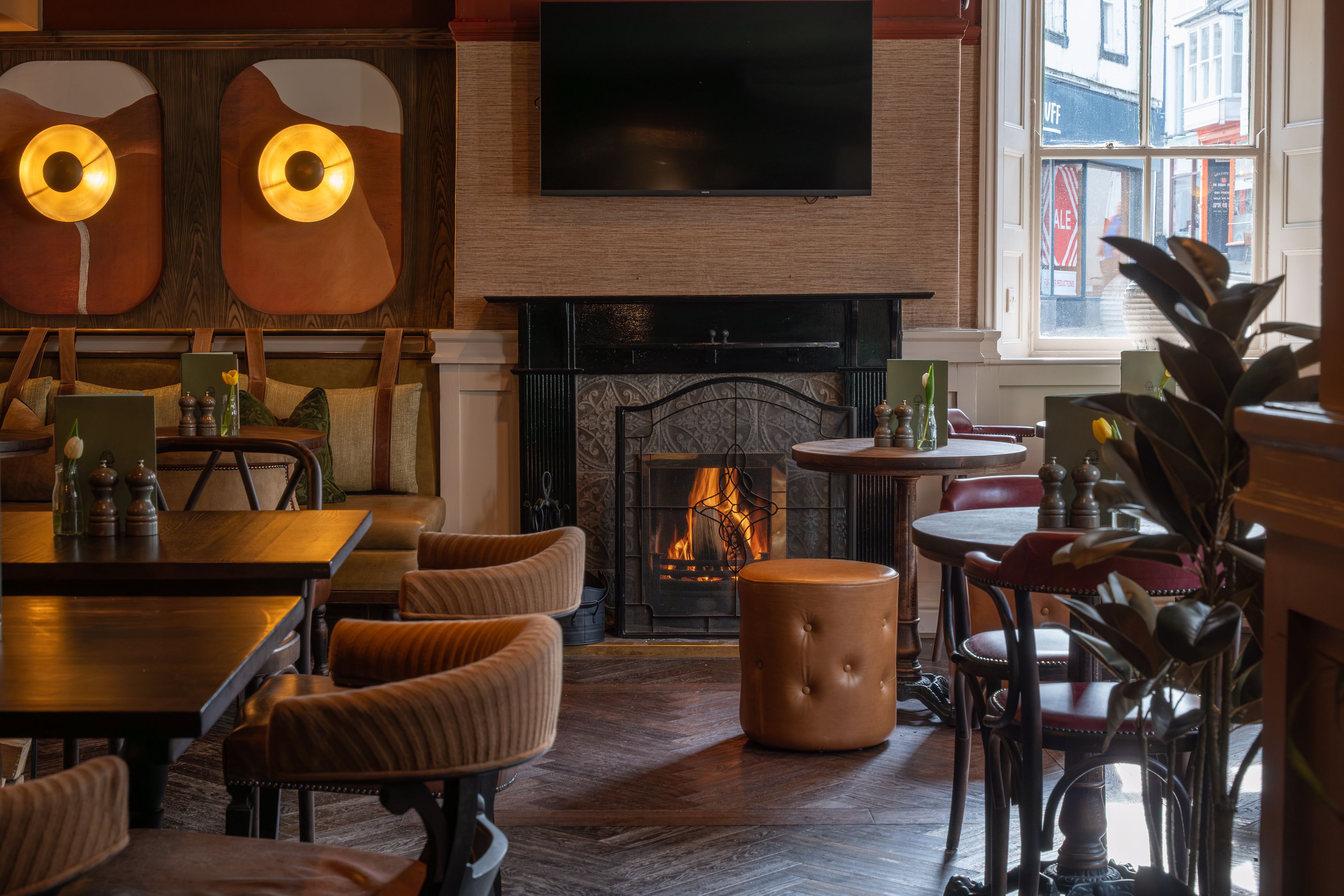 seating area at the royal oak